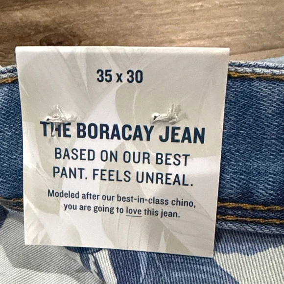 Tommy Bahama Light Wash Boracay Men's Jeans with - Picture 3 of 5
